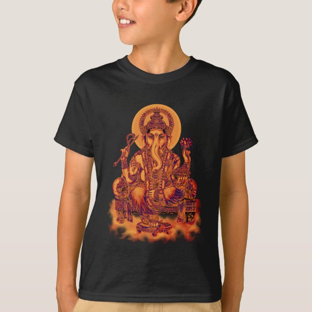 T-shirt Ganesh - solvant des obstacles (Devant)