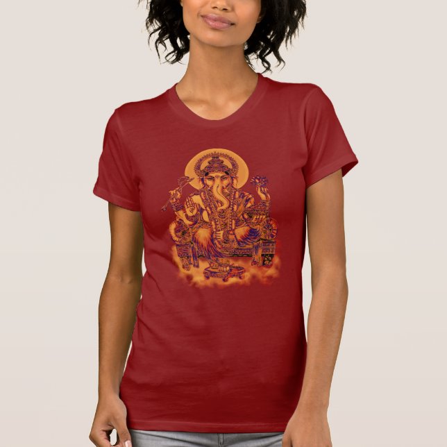 T-shirt Ganesh - solvant des obstacles (Devant)