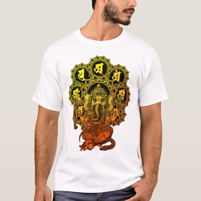 T-shirt Ganesha Mandala2 (Devant)