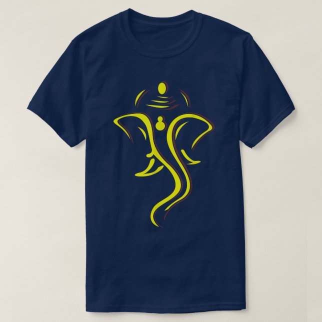 T-shirt Ganesha TGanapati Vinayaka Hindu Dieux (Design devant)