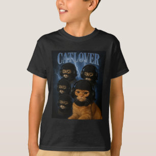 T-shirt Gang de joueurs amateurs de chats en casques Lacla