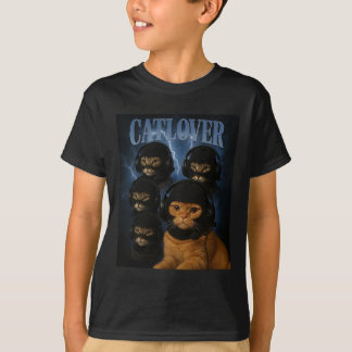 T-shirt Gang de joueurs amateurs de chats en casques Lacla