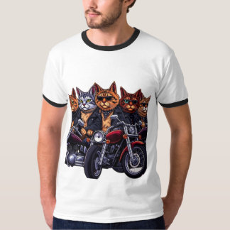 T-shirt Gang Feline Biker