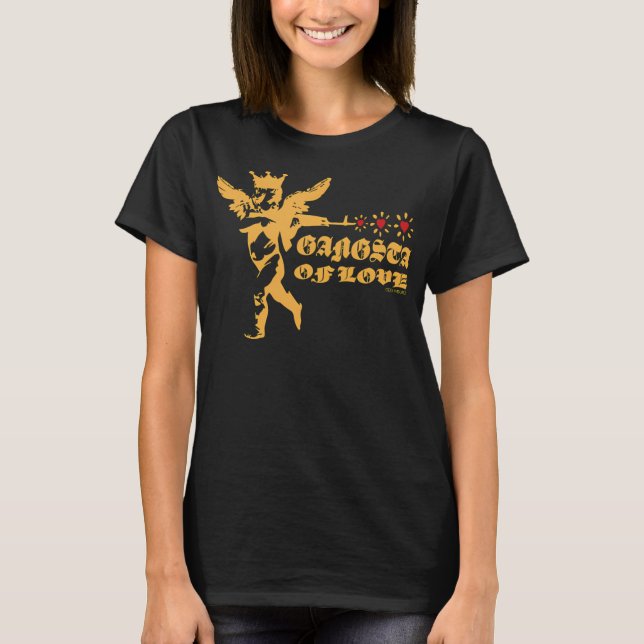 T-shirt Gangsta de l'amour  (Devant)