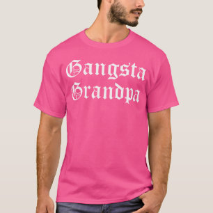 T-shirt Gangsta Grandpa Og Hip hop Gangster Rap