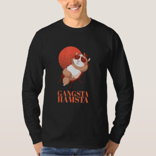 T-shirt Gangsta Hamsta Cute Gangster Hamster Crook Bandit