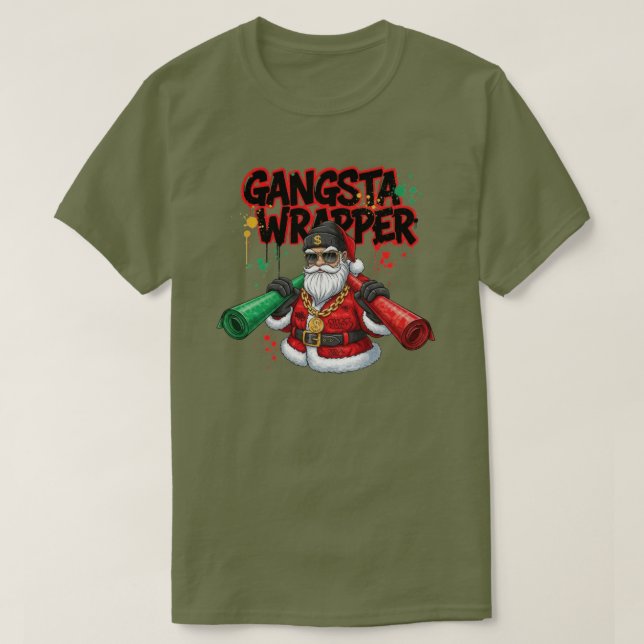 T-shirt Gangsta Wrapper (Design devant)