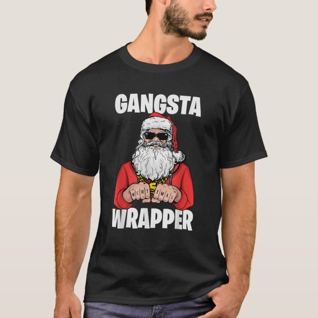 T-shirt Gangsta Wrapper (Devant)