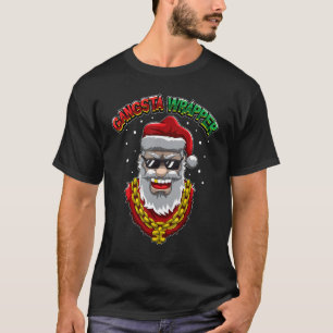 T-shirt Gangsta Wrapper - Père Noël De La Hotte - Envelopp