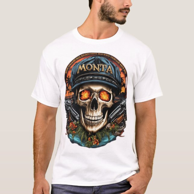 T-shirt Gangstar Skull Swag (Devant)