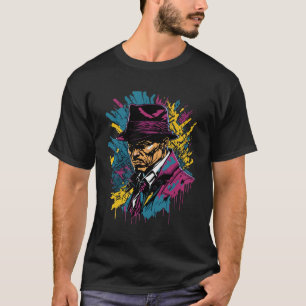 T-shirt Gangster Américain Style Mafia Classique des année