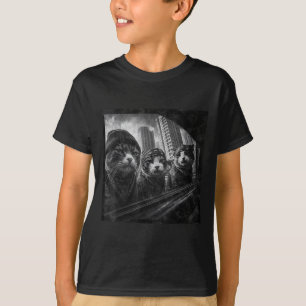 T-shirt Gangster Cats Street Humour graphique amusant