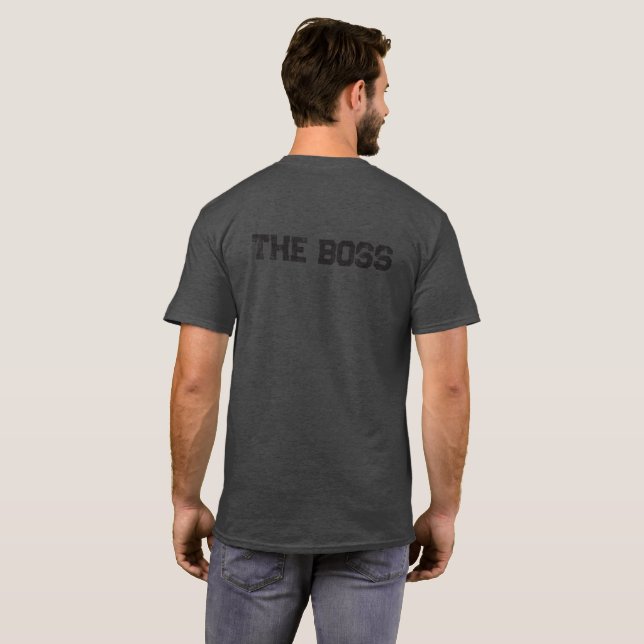 T-shirt Gangster Chat avec impression au dos (Dos entier)