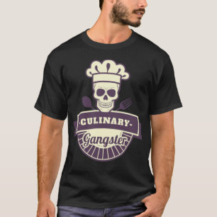 T-shirt Gangster culinaire Cadeau Restaurant Cuisinier Esp