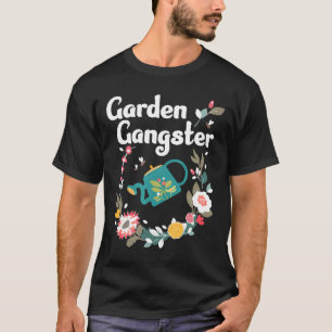 T-shirt Gangster du jardin avec arrosoir pour l'aménagemen