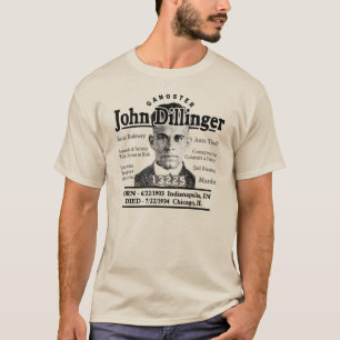 T-shirt Gangster John Dillinger