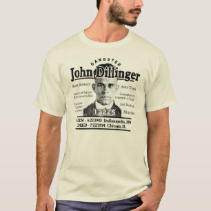 T-shirt Gangster John Dillinger