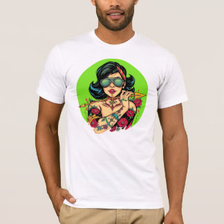 T-shirt Gangster Queen Tattoo Art – Badass Women