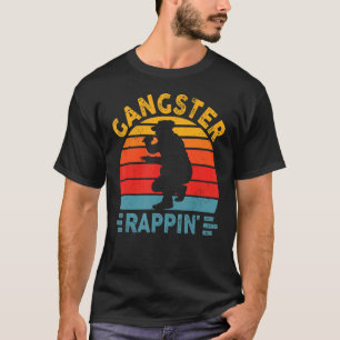 T-shirt Gangster Rappin' Rapper Hip hop Rapping Fanatic Mu
