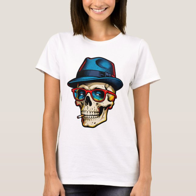 T-shirt Gangster Skully (Devant)