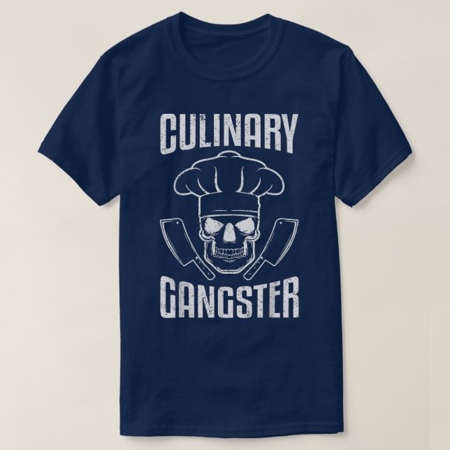 T-shirt GangsterCuisine Chef Cuisine (Design devant)