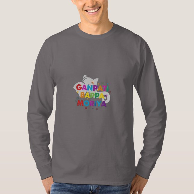 T-shirt Ganpatio Bappa Moriya (Devant)