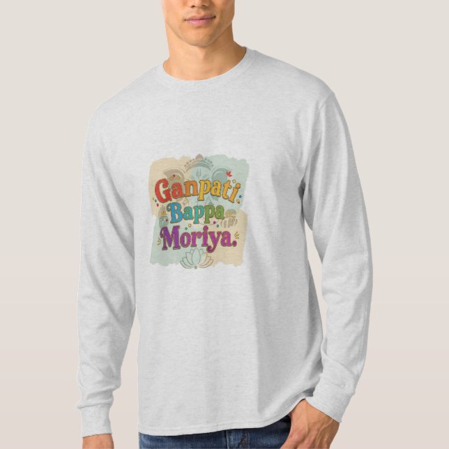 T-shirt Ganpatio bappa morya (Devant)
