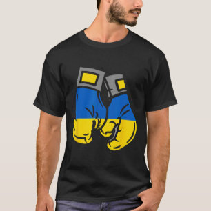 T-shirt Gant de boxe avec le drapeau de l'Ukraine