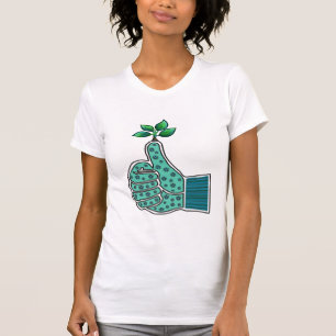 T-shirt Gant de jardinage de pouce vert