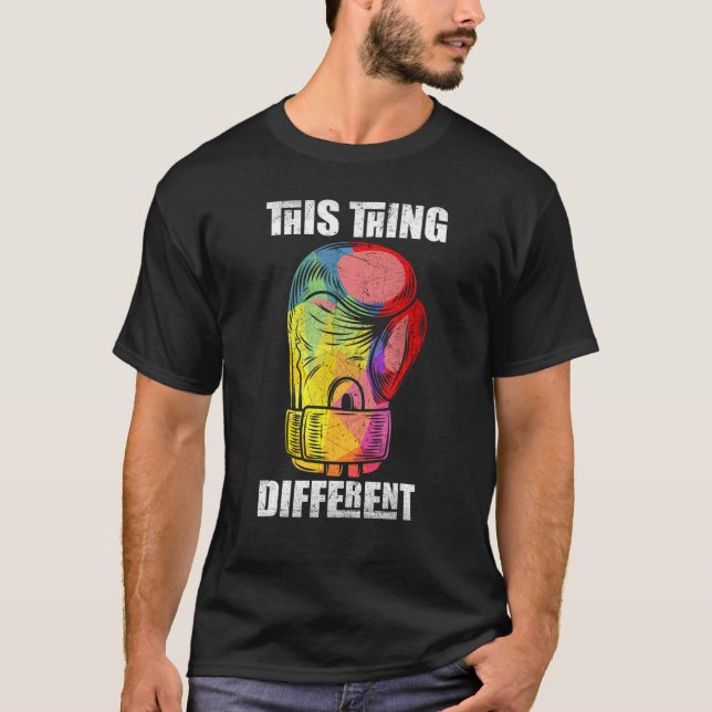 T-shirt Gants de boxe Abstraits (Devant)