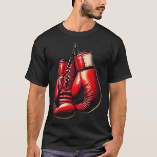 T-shirt Gants de boxe Boxe rouge Boxer Sport Boxer Kickbox