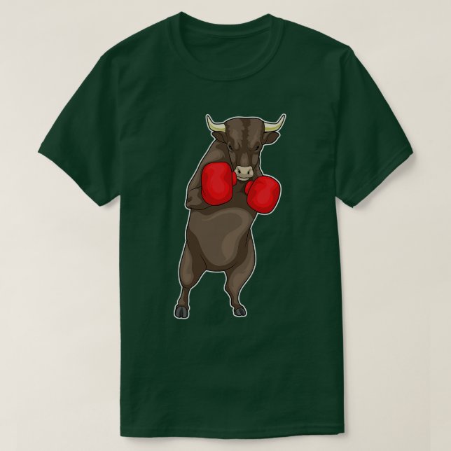 T-shirt Gants de boxe Bull Boxer (Design devant)