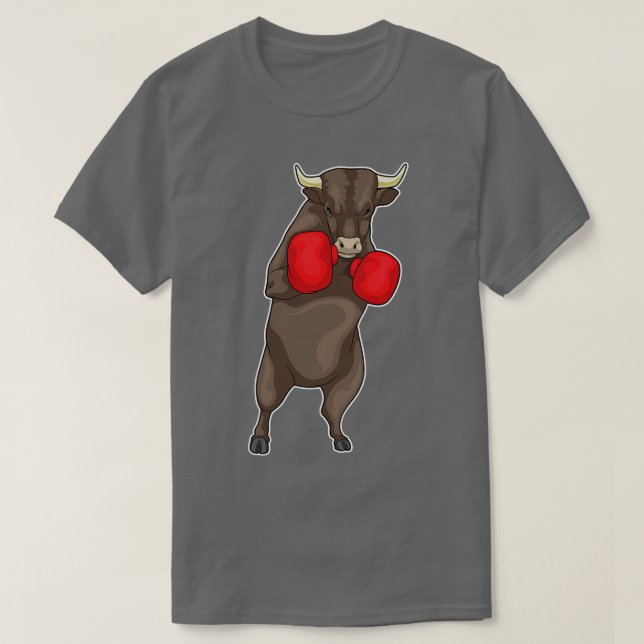 T-shirt Gants de boxe Bull Boxer (Design devant)