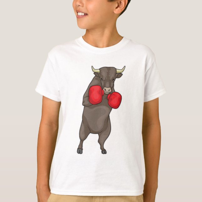 T-shirt Gants de boxe Bull Boxer (Devant)