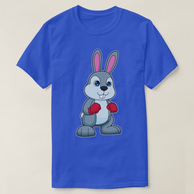 T-shirt Gants de boxe de boxe de lapin (Design devant)