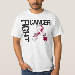 T-shirt Gants de boxe de combat de cancer de la gorge