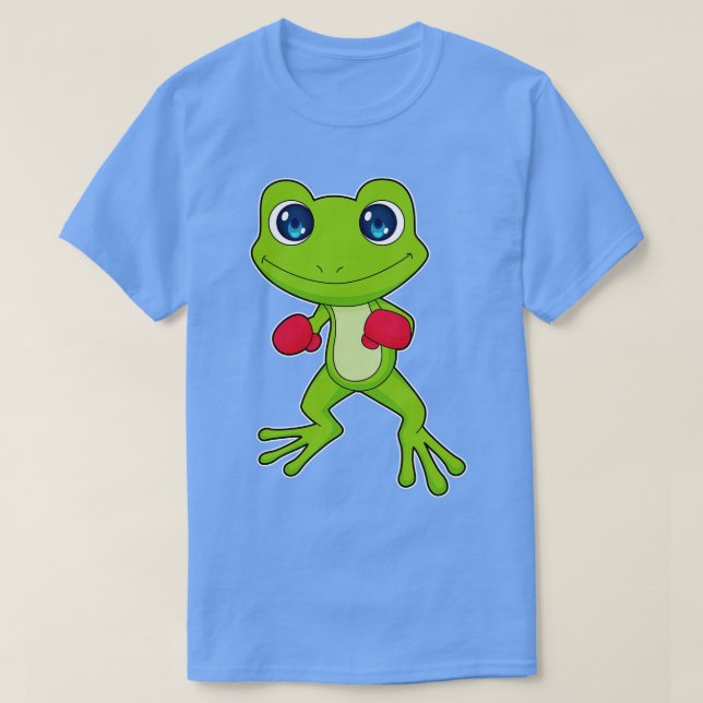 T-shirt Gants de boxe de grenouille (Design devant)