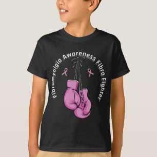 T-shirt Gants de boxe de sensibilisation Fibro chasseur