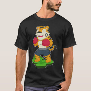 T-shirt Gants de boxe de tigre Gants de boxe
