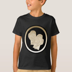 T-SHIRT GANTS DE BOXE D'OR