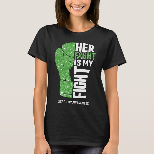 T-shirt Gants de boxe Guerrier du handicap (Devant)