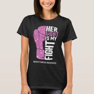 T-shirt Gants de Boxe Guerrière du Cancer du Sein