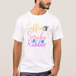 T-shirt Gants De Café Et Gants En Caoutchouc Dentiste Aime