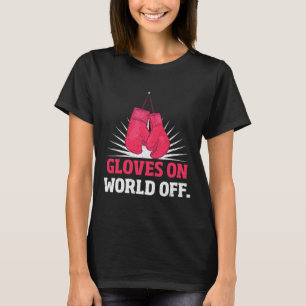 T-shirt Gants de kickboxing drôles sur gants de boxe hors