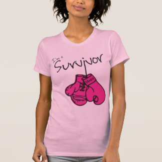 T-shirt Gants de survivant de cancer du sein