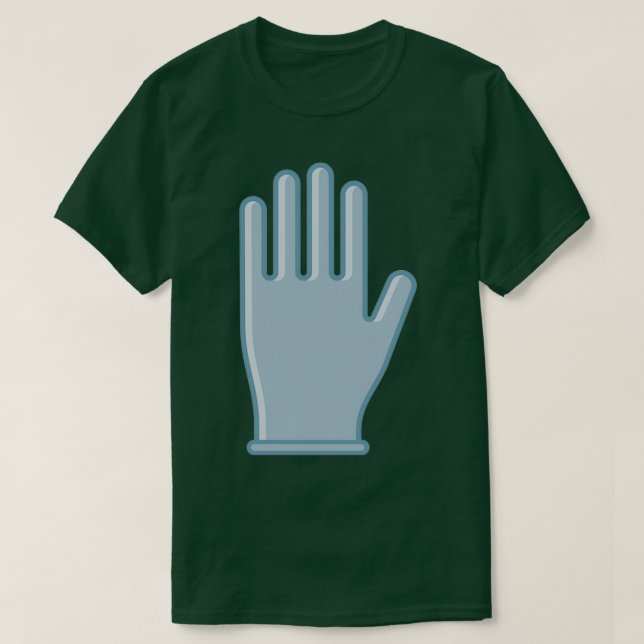 T-shirt Gants de teinture de cheveux (Design devant)
