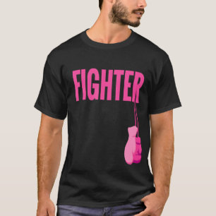 T-shirt Gants en boîte rose Sensibilisation au cancer du s