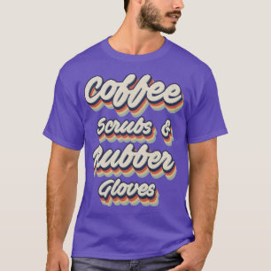 T-shirt Gants en caoutchouc Retro Vintage Scrubs