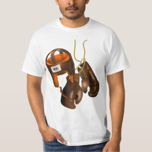 T-shirt Gants et casque de boxe vintages