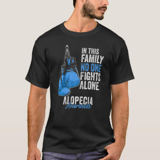 T-shirt Gants Mois de sensibilisation à l'alopécie Ruban b
